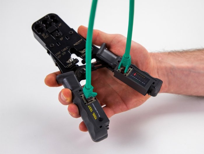 Delock Crimpadora Con Separador Y Tester De Redes