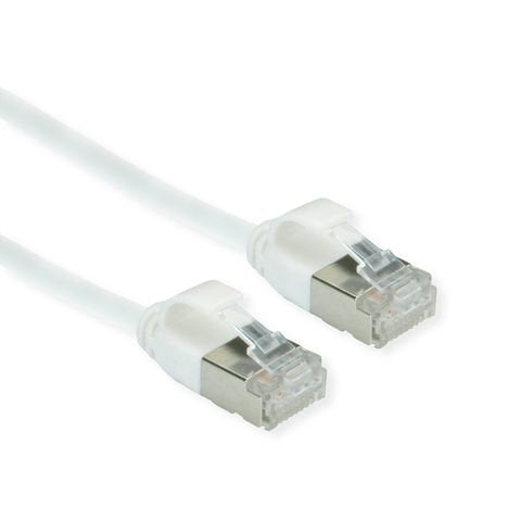 Roline Verde U Ftp Cable De Red Cat.6a (Class Ea), Lsoh, Slim, Wei, 0,5 M