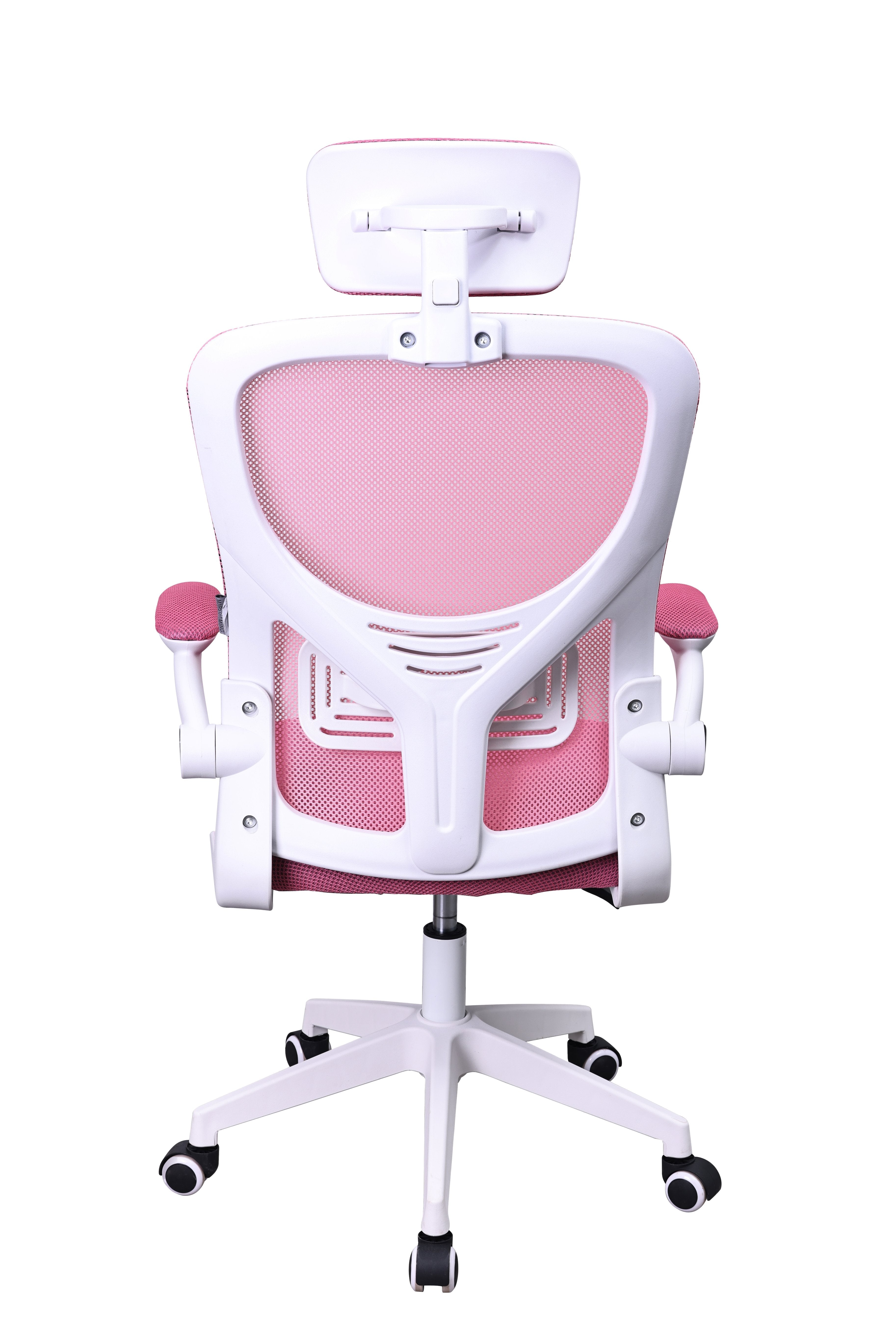 Silla Mgc-Ergo Plus Rosa Mars Gaming Reposabrazos Plegables /Pistón Clase 3/ Soporte Lumbar Dinámico Adaptable/ Peso Máximo 120kg/ Malla Transpirable