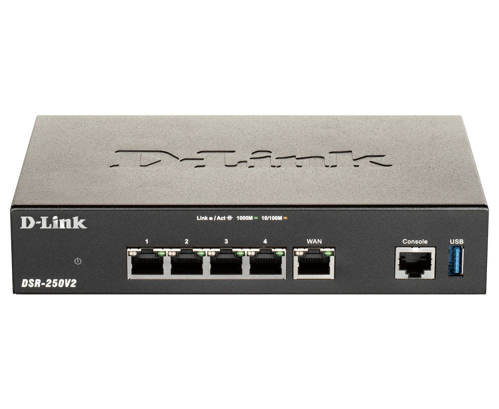 Router Vpn D-Link Dsr-250v2 5 Puertos Gigabit