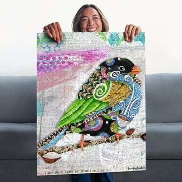 Rompecabezas De Ravensburger - Colorido Pájaro 1000 Partes 12001438