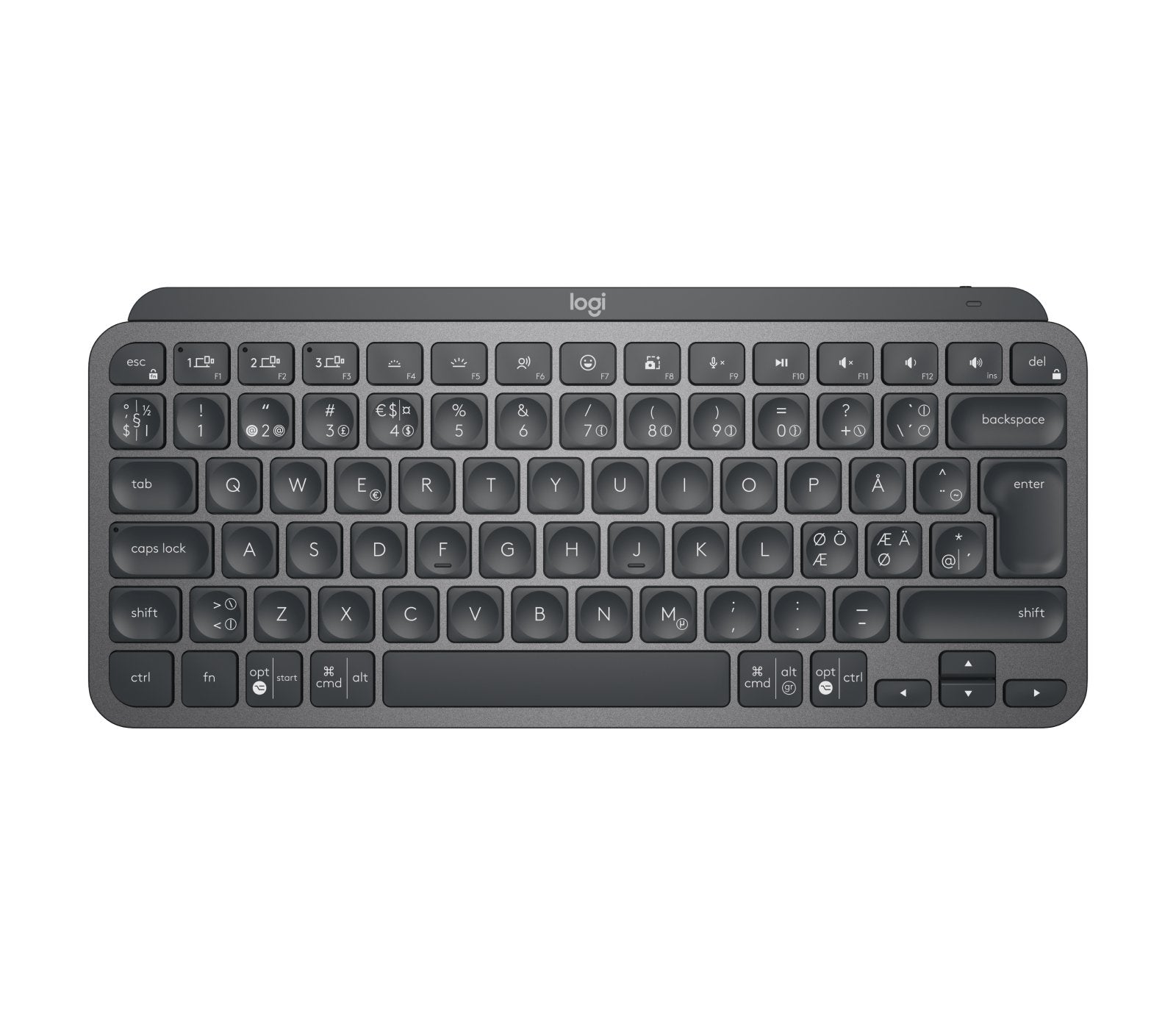 EAN 5099206101432 - Logitech 920-010604 teclado Oficina RF Wireless + Bluetooth QWERTY Nórdico Grafito imagen 1