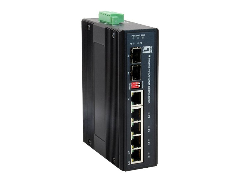 Levelone Switch 4x Ge Ies-0600 2xgsfp