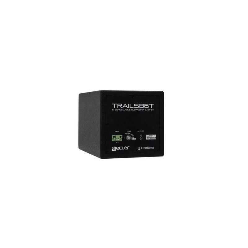 6" Concealable Subwoofer Cabinet Bk Compact