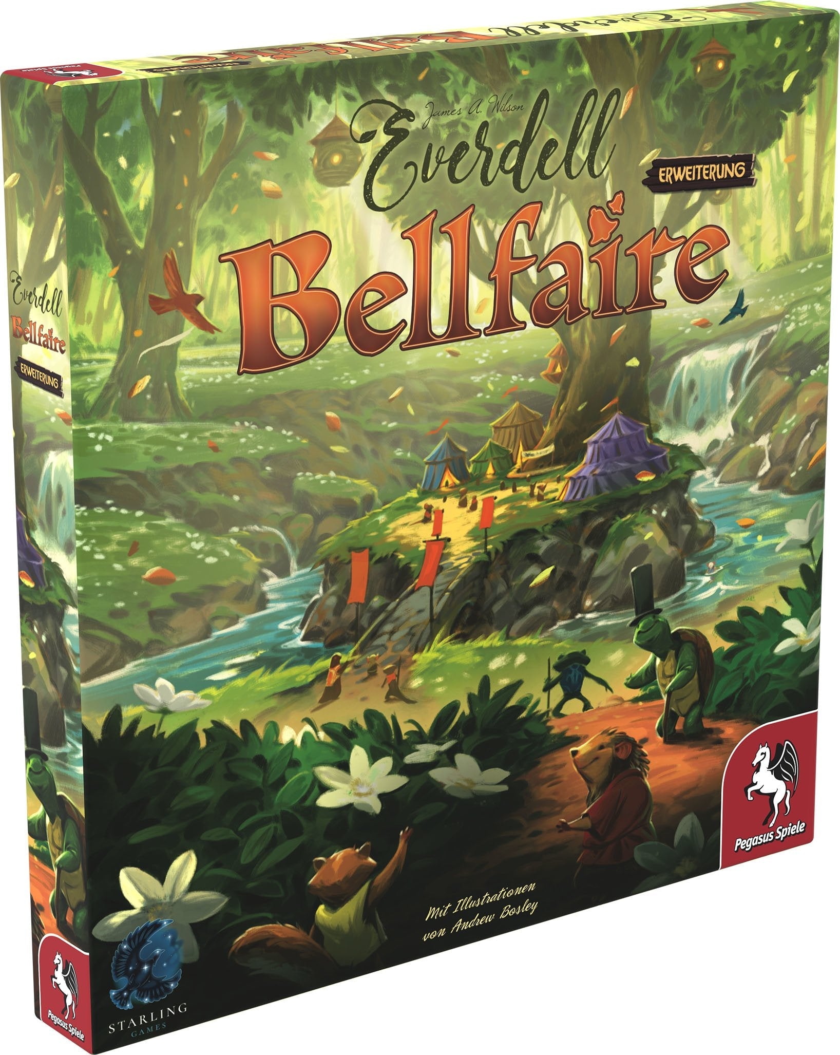 Pegasus Everdell: Bellfaire, Extensión Del Juego De Mesa 57602g