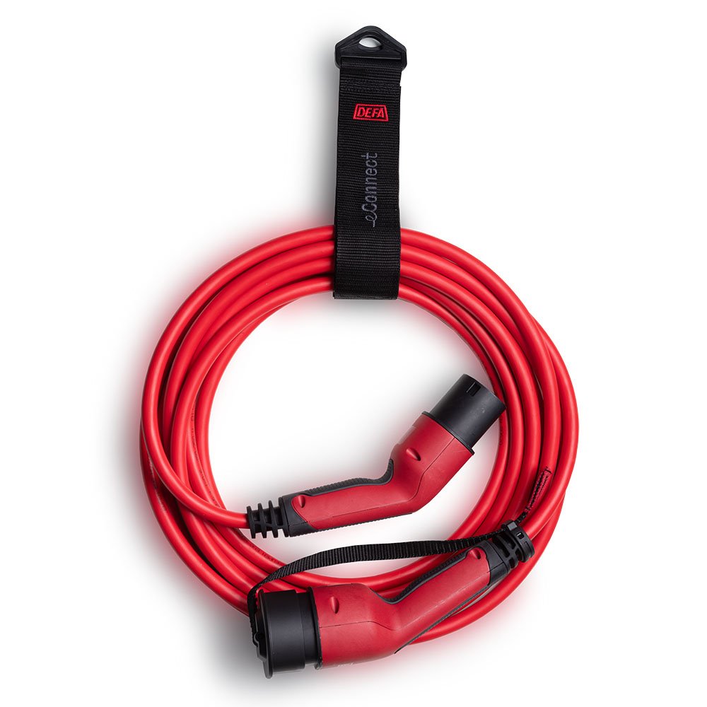 Defa Ladekabel Econnect Red Mode3 20a/3phasen/Typ2/5m