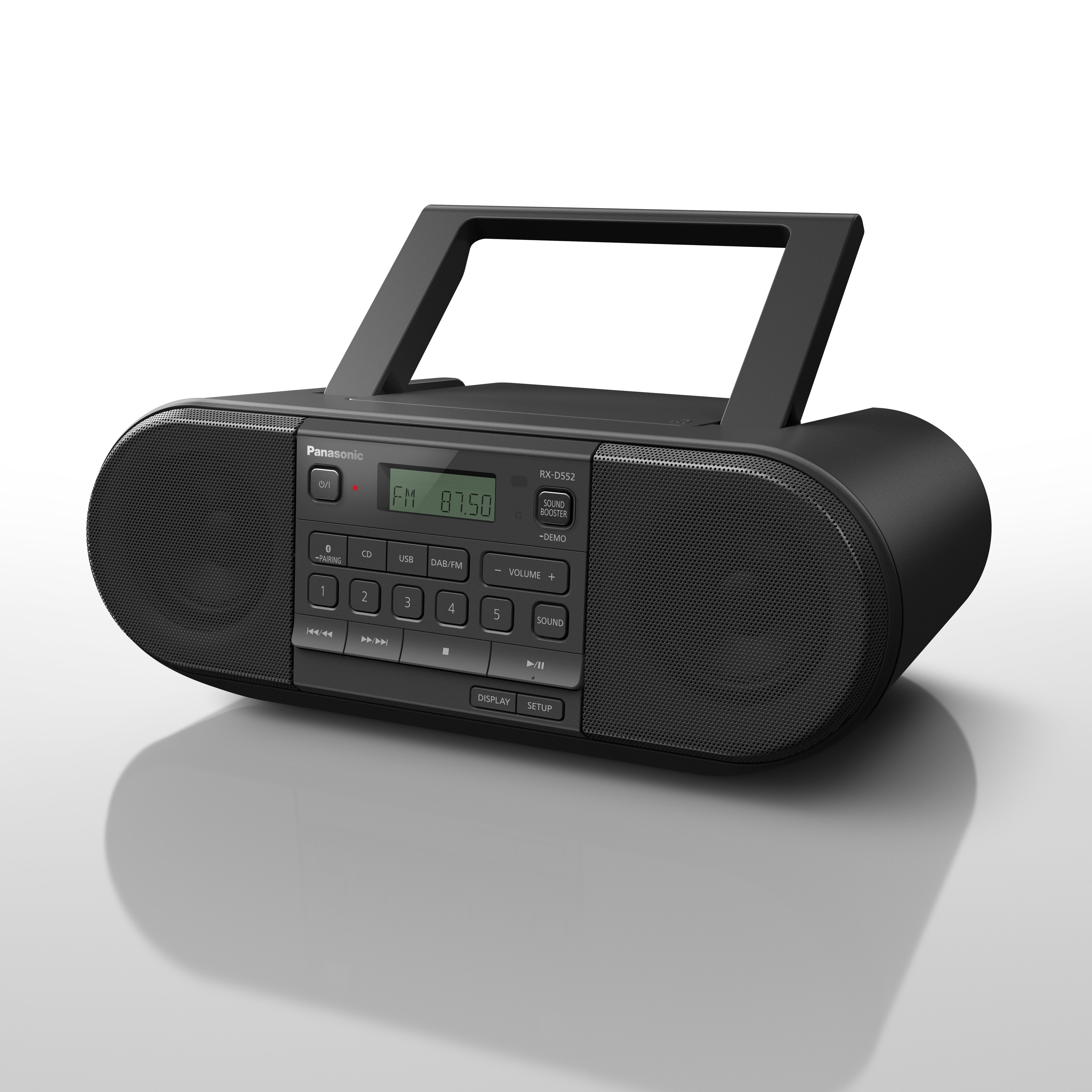EAN 5025232915262 - Panasonic RX-D552 Digital 20 W DAB, DAB+, FM Negro Reproducción MP3 imagen 6