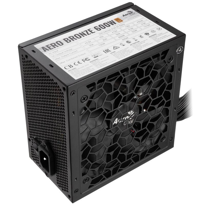 600w Aerocool Advanced Technologies Alimentation Atx Aerocool Aero Bronze - Netzteil - Atx