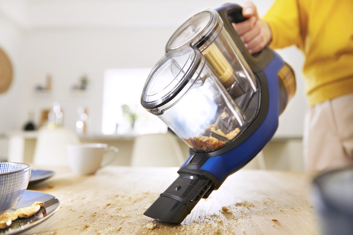 Philips Xc8049 01 Vacuum Cleaner, Handstick 2in1, Operating Time 70 Min, Dust Container 0.6 L, Lithium Ion, Blue Black