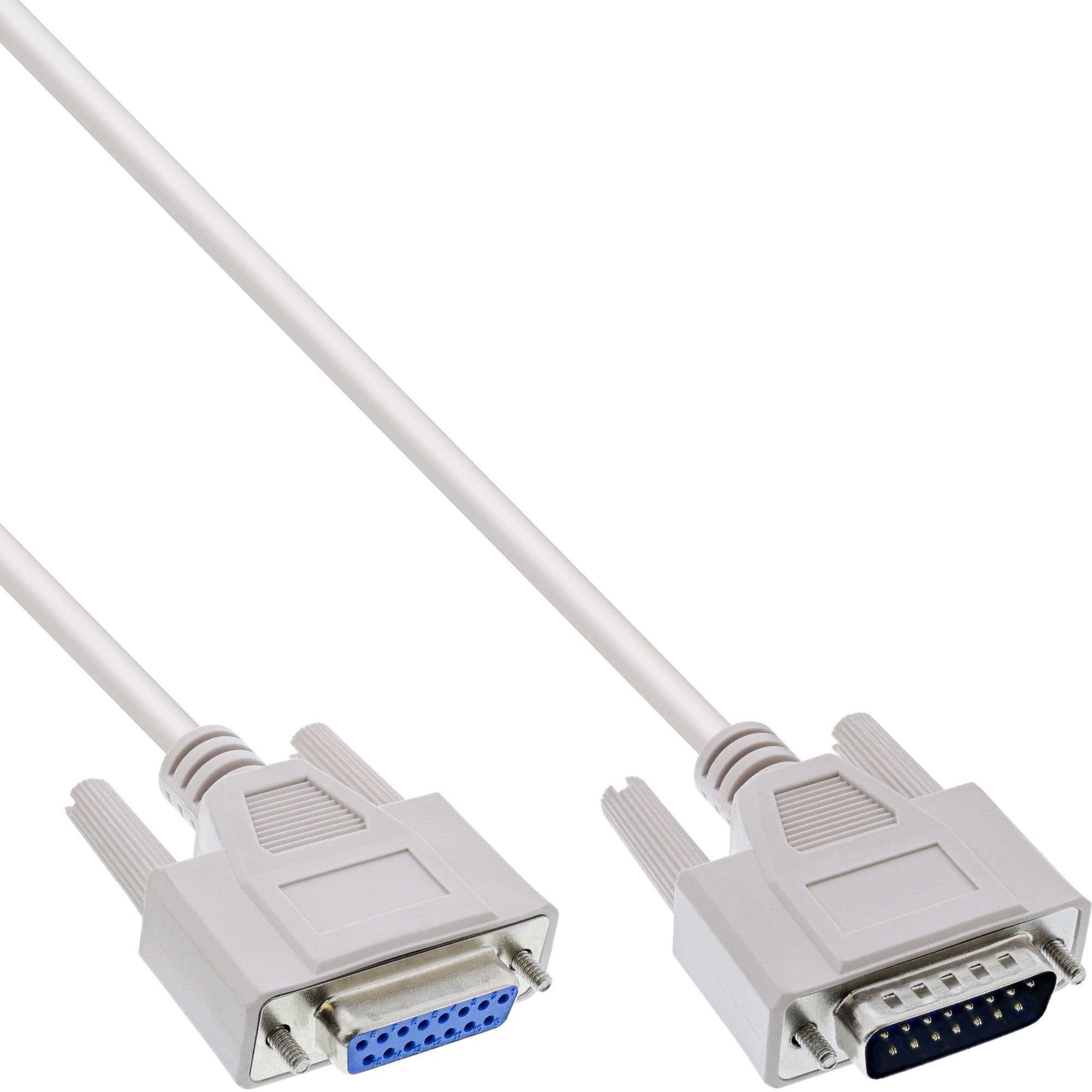 Cable De Extensión Inline Gameport Db15 Macho A Hembra 2m