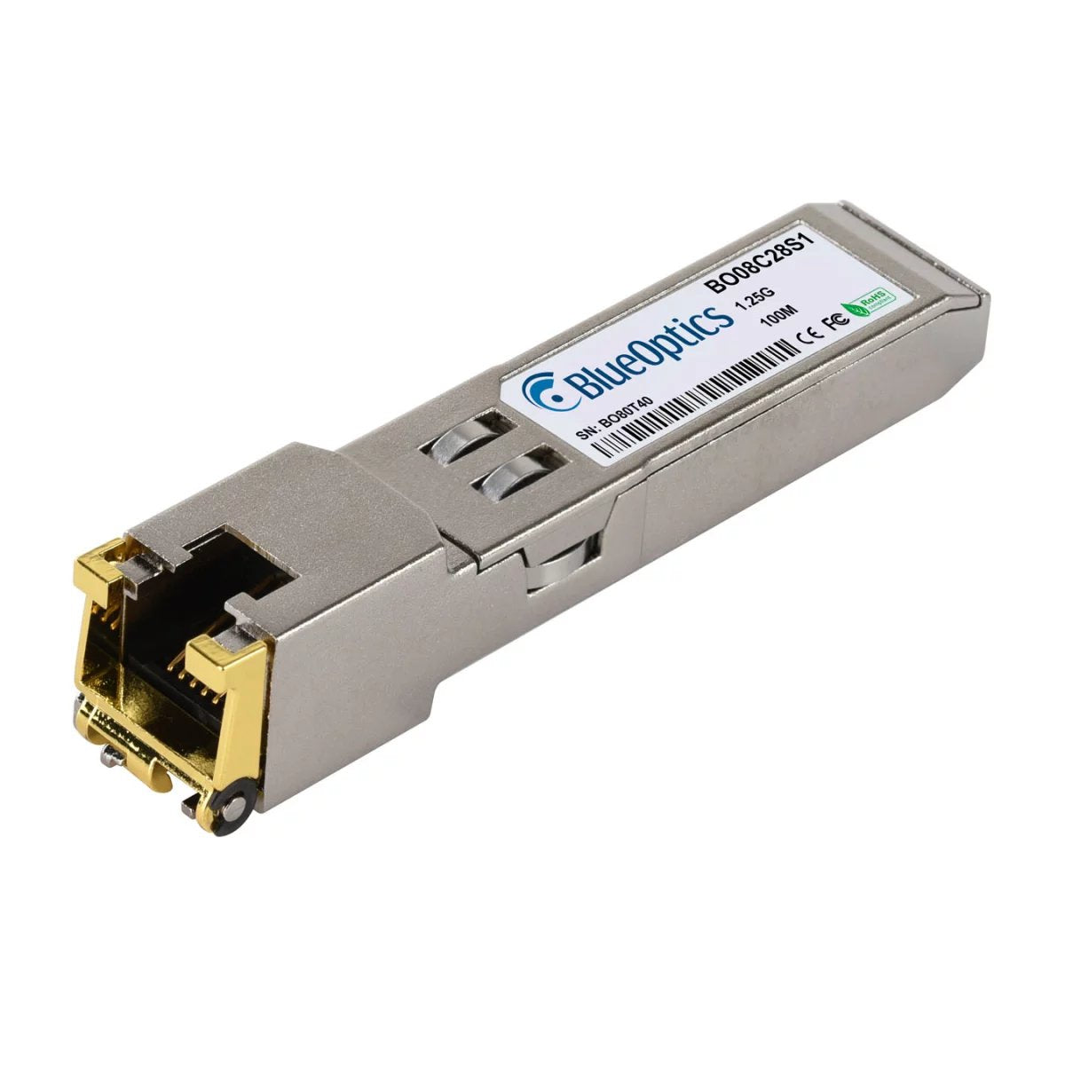 Blueoptics Extreme Networks 10054 Blueoptics Bo08c28s1 Sfp Transceiver, Cobre Rj45, 1000base-T, 100 M
