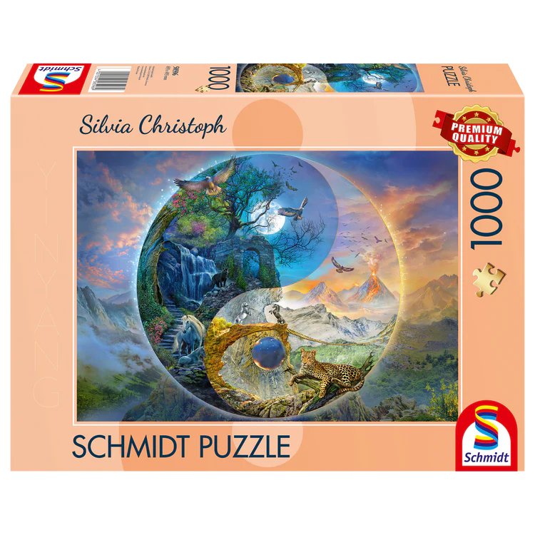 Schmidt Spiele Silva Christoph: Yin & Yang, Bergwelt (1000 Teile) 58596
