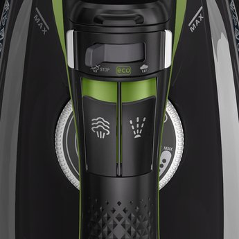 Plancha Vapor-Seco Rowenta Dw6330 Eco Intelligence Microsteam 400 Hd Soleplate 2500 W Negro, Verde