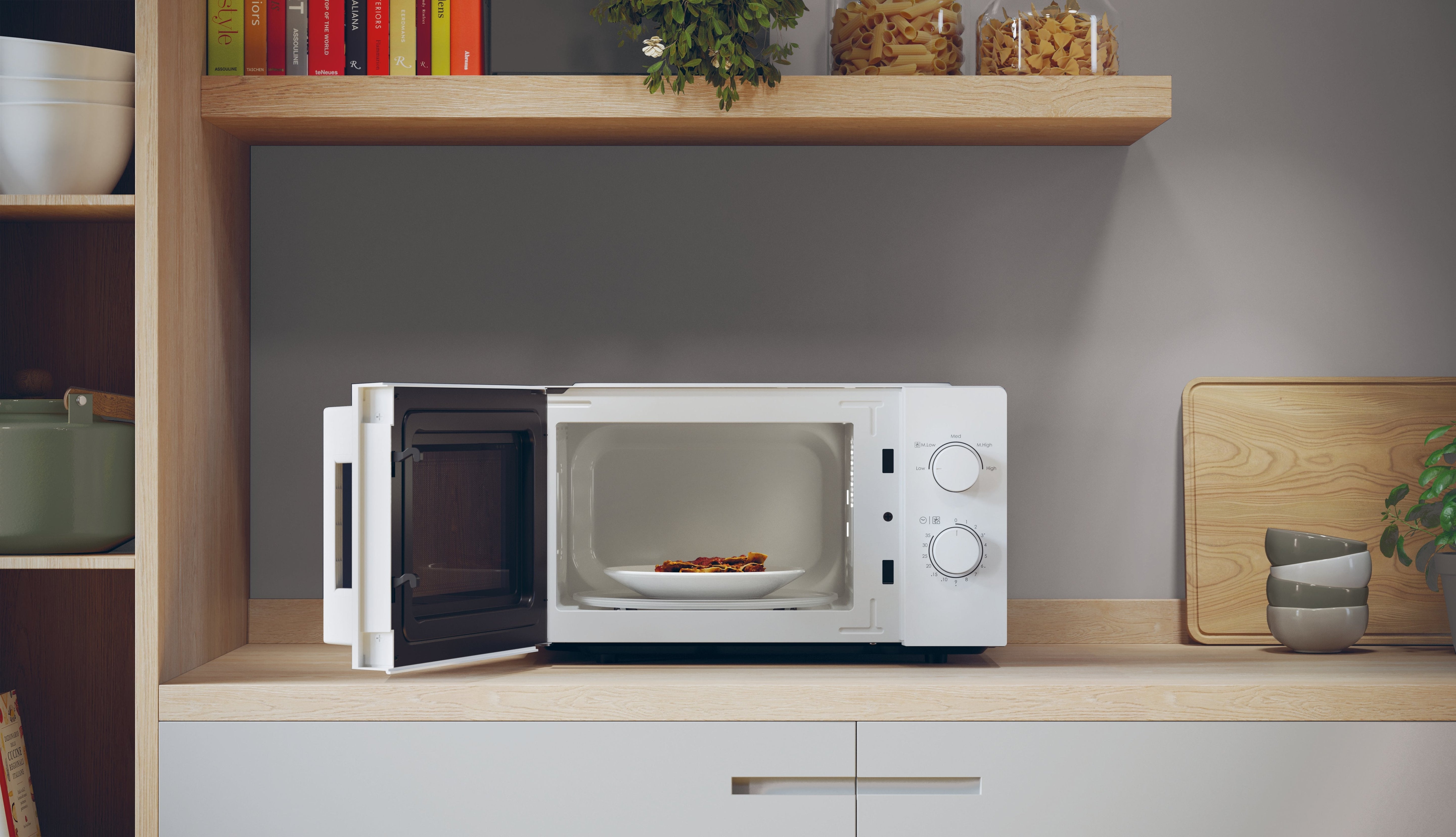 EAN 8059019077833 - Candy Idea CMW20SMWLI/4U Blanco Solo microondas Encimera 20 L 700 W imagen 5