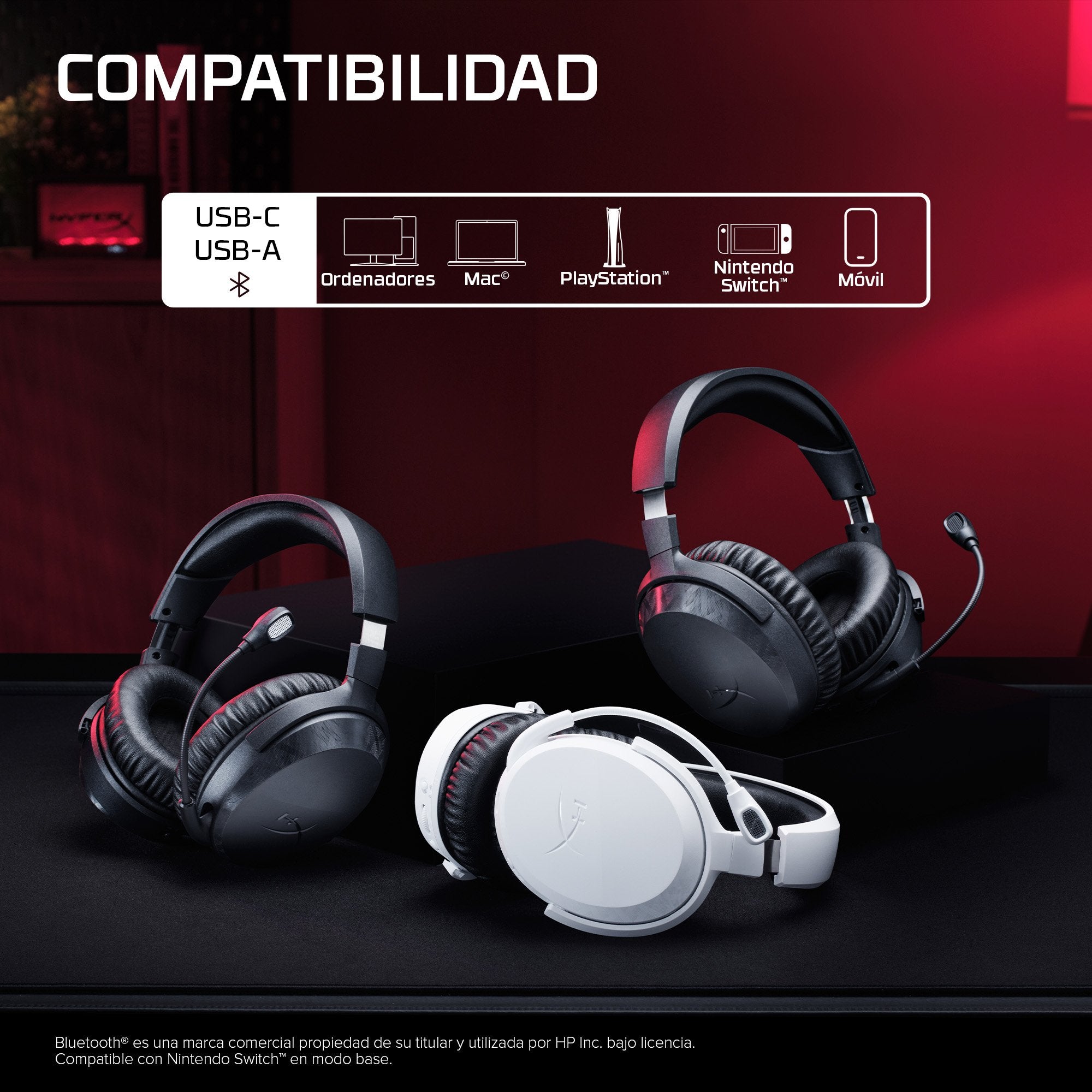 Zestaw Sluchawkowy Cloud Stinger 3 Wireless Gaming Headset - Bs1t8aa
