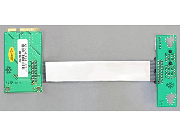 Riser Karte Mini Pci Express > Pci Express X1 Links Gerichtet