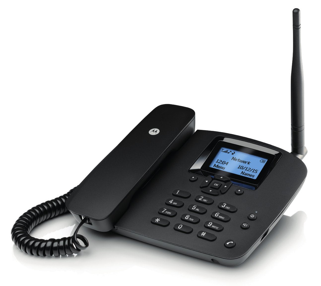 EAN 5055374703014 - Motorola FW200L Teléfono DECT Identificador de llamadas Negro imagen 2