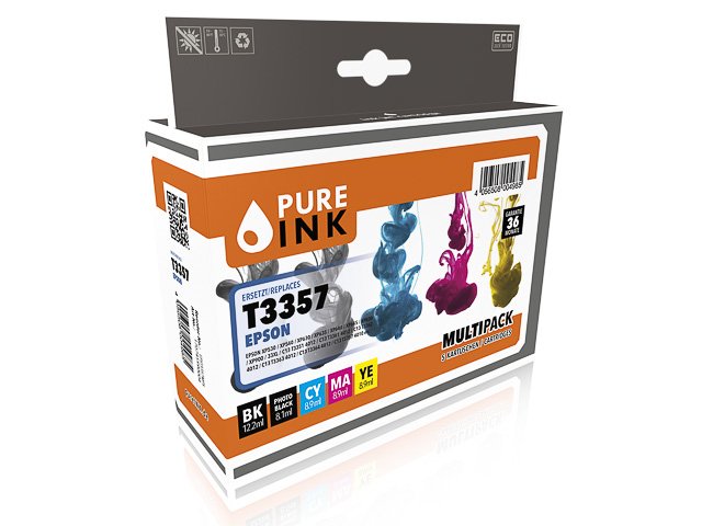 Pure 170745990004 Epson T3357 Xp Schwarz, Cyan, Magenta, Foto Schwarz, Gelb