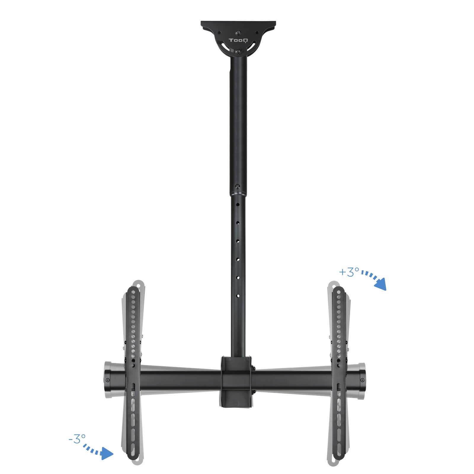 Tooq Soporte De Techo Giratorio Para Tv De 37"-70" - Gestion De Cables - Peso Max 50kg - Vesa 600x400mm