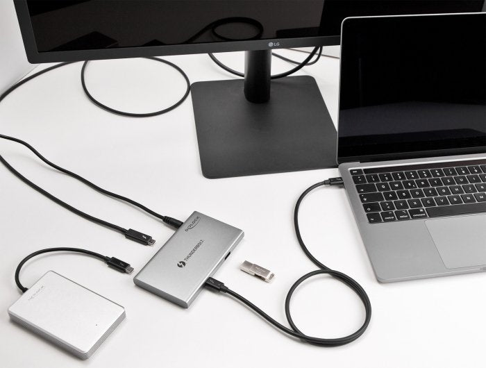 Delock Hub Thunderbolt 4 De 3 Puertos Con Puerto Superspeed Usb 10 Gbps Tipo-A - 8k