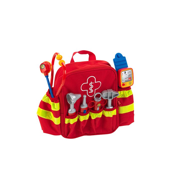 EAN 4009847043146 - Theo Klein Rescue Team Max & Dr. Kim Rescue Backpack imagen 1