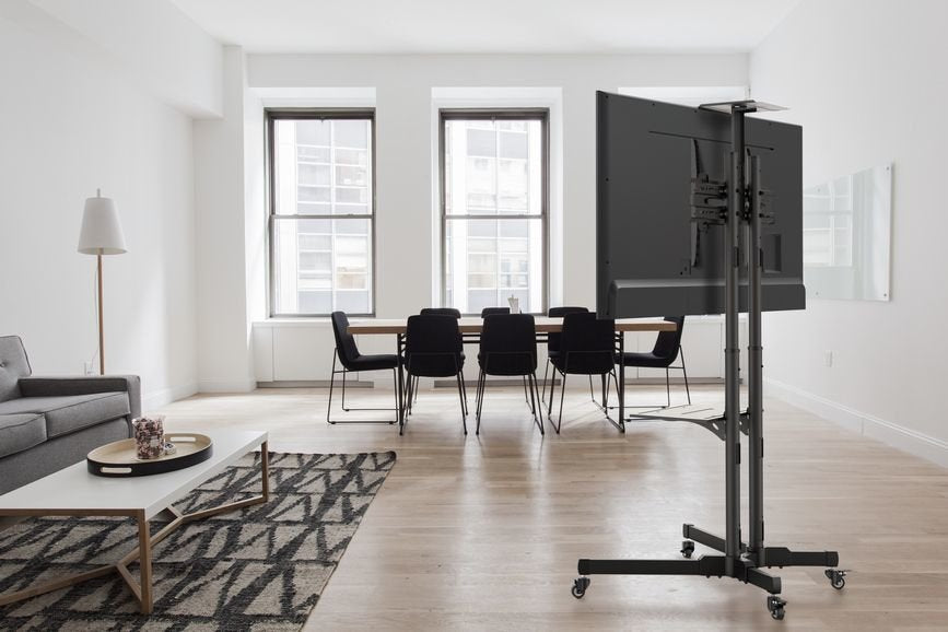 Equip Soporte Pantalla De Suelo Con Ruedas Equip Para Pantalla De 37 - 70 Fijo Max. Vesa 600x400 Hasta 50kg