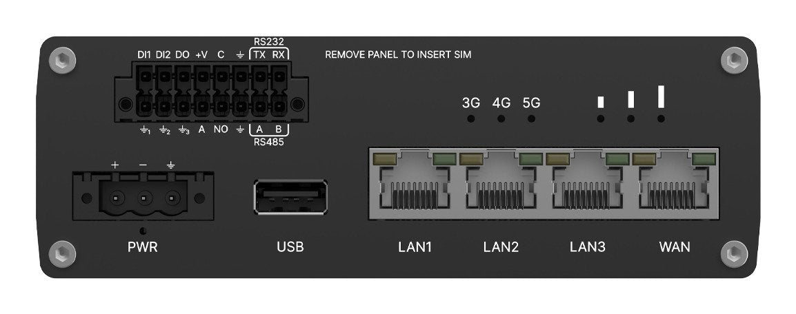 EAN 4779051844456 - Teltonika 5G industrial router with RS232/485 router inalámbrico Gigabit Ethernet Doble banda (2,4 GHz / imagen 4
