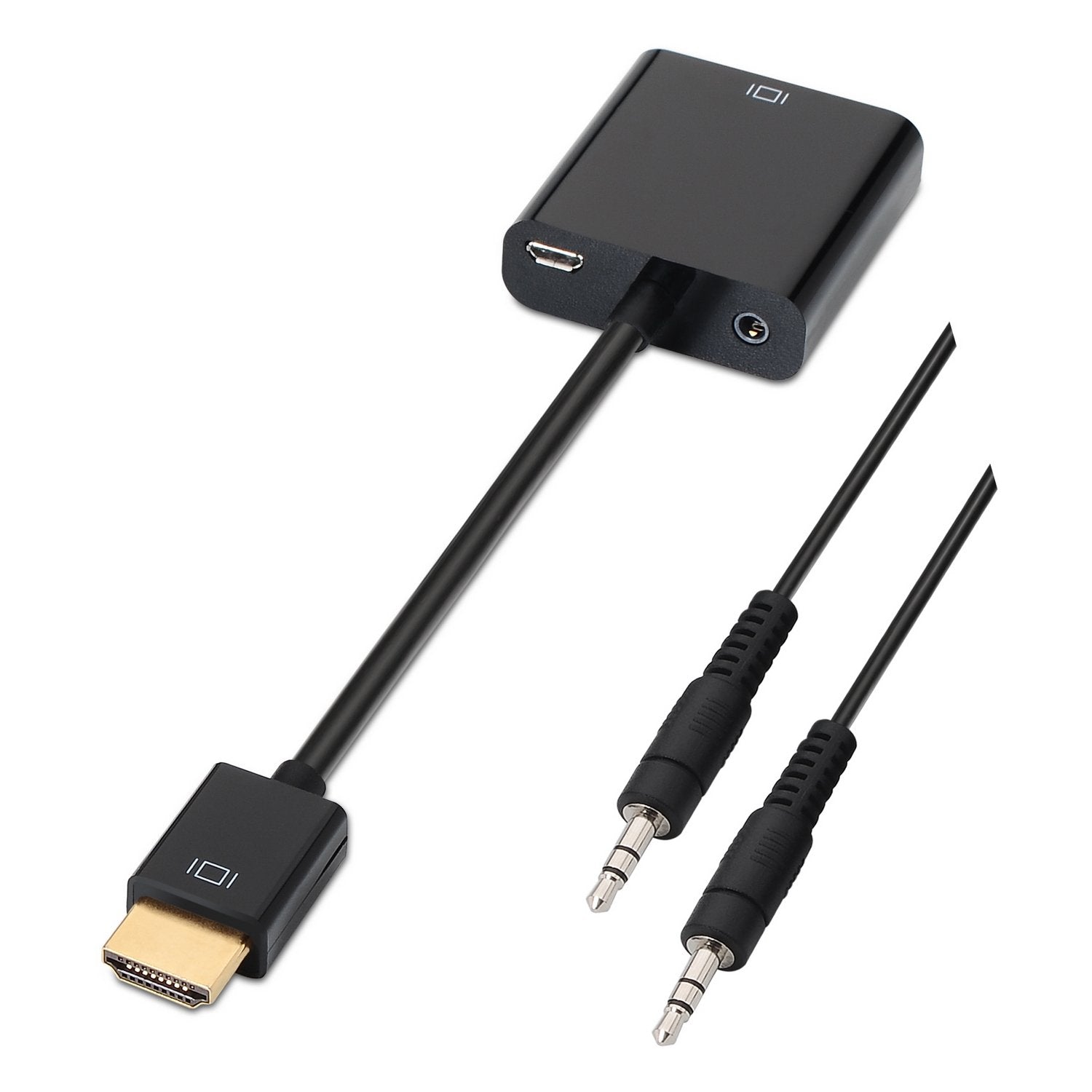 Aisens Conversor Hdmi A Svga+Audio Hdmi Am-Svgah Negro 10cm+1.0m