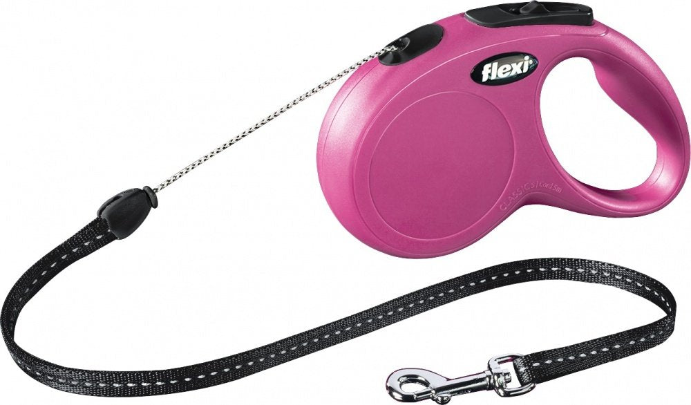 Flexi New Classic 5 M Rosa Perro Correa Retráctil