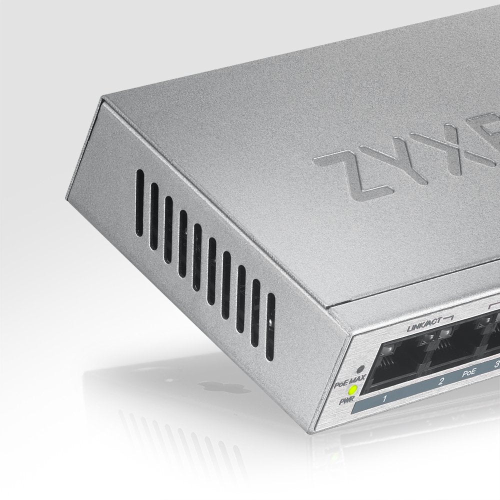 EAN 4718937603923 - Zyxel GS1005HP No administrado Gigabit Ethernet (10/100/1000) Energía sobre Ethernet (PoE) Plata imagen 8