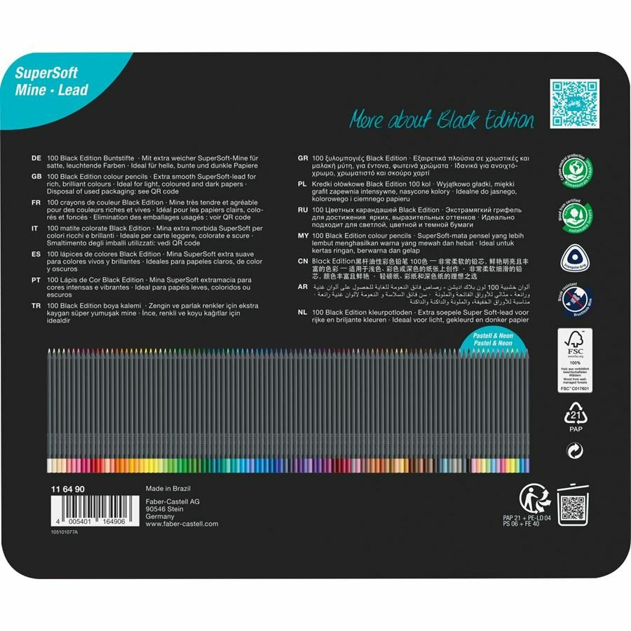 EAN 4005401164906 - Faber-Castell 116490 lápiz de color Colores surtidos 100 pieza(s) imagen 4
