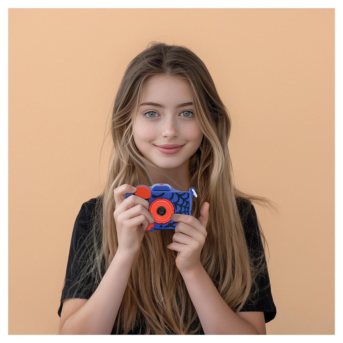 Cámara Lexibook Infantil Con Protección Spiderman 40 Megapixel Video 1080 Pixel Incluye Tarjeta Sd 8gb Juegos Azul