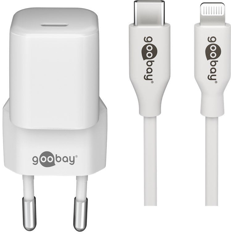 EAN 4040849645754 - Goobay 64575 cargador de dispositivo móvil Smartphone Blanco Corriente alterna Carga rápida Interior imagen 1