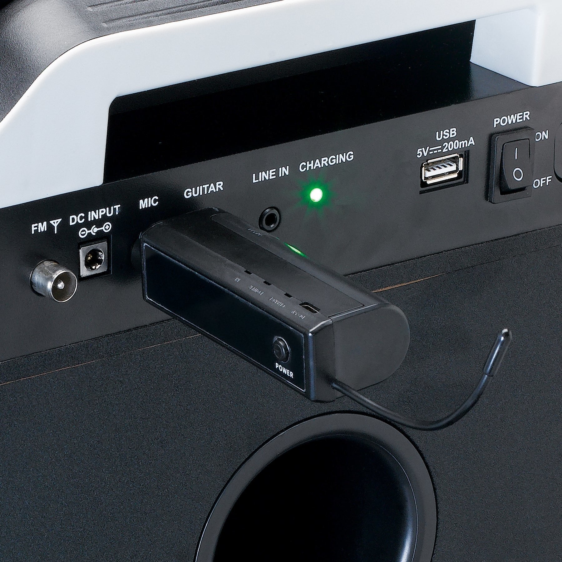 Lenco Mcw-011bk Micrófono Negro