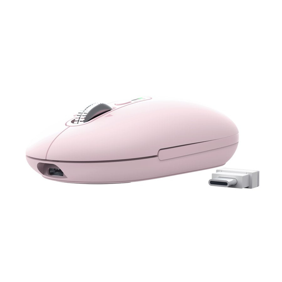 Raton Optico Wireless Fino Seron Rosa Trust Hasta Dpi 3200 / Inálambrico