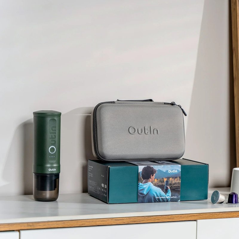 EAN 1240000018714 - Outin OTEM-01-FG-Bag Zestaw podróżny Nano Forest Green Verde imagen 5