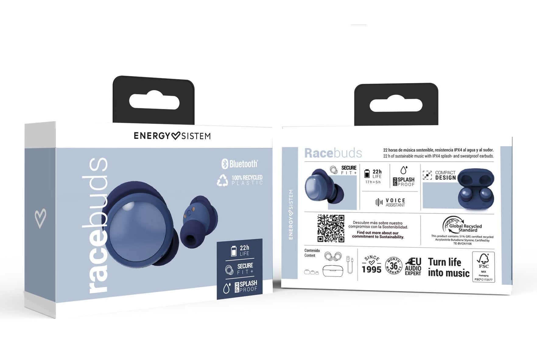 EAN 8432426458264 - Energy Sistem 458264 auricular y casco Auriculares True Wireless Stereo (TWS) Dentro de oído Llamadas/Mús imagen 5