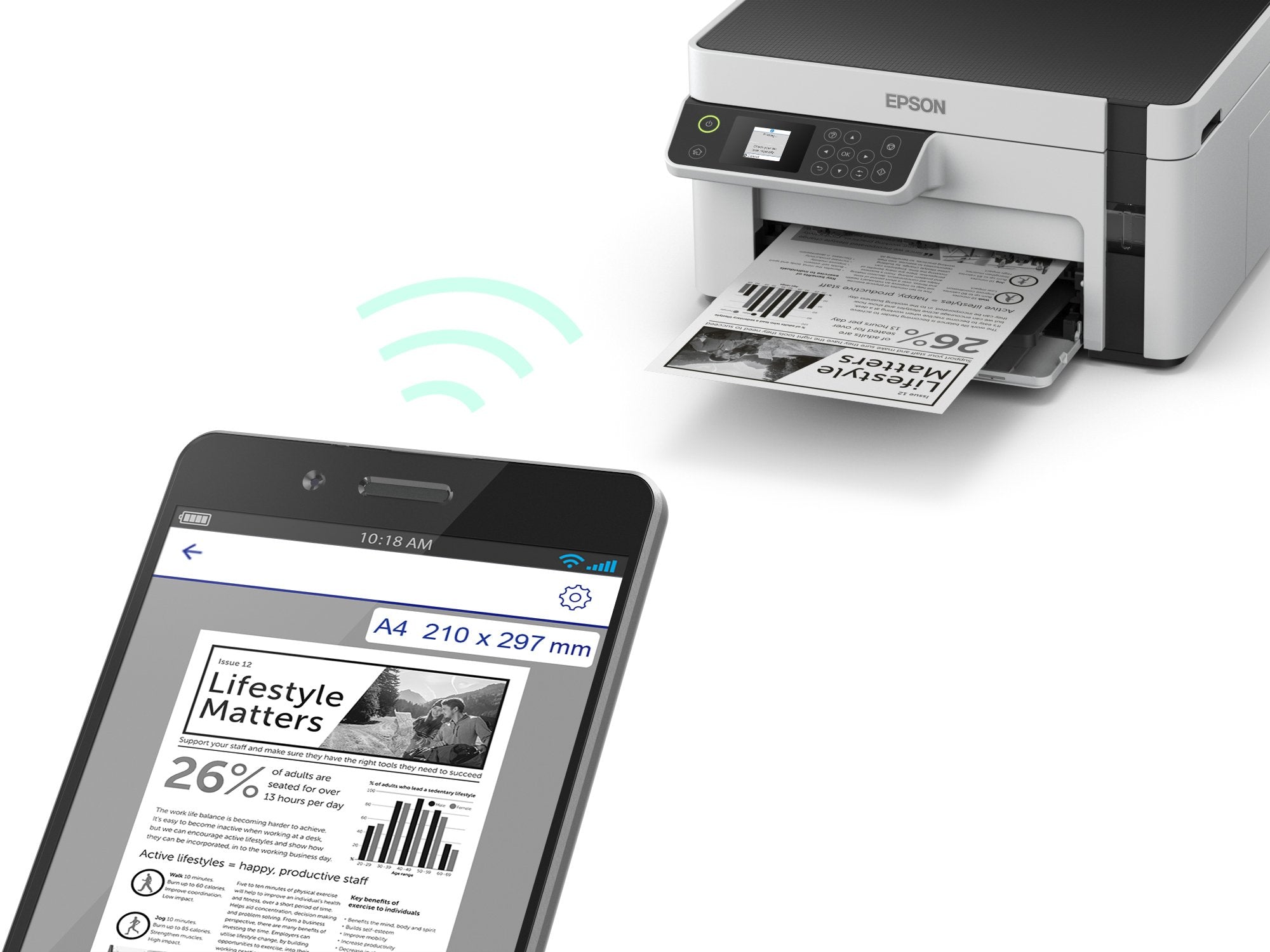 EAN 8715946671048 - Epson EcoTank M2120 Inyección de tinta A4 1440 x 720 DPI 32 ppm Wifi imagen 13