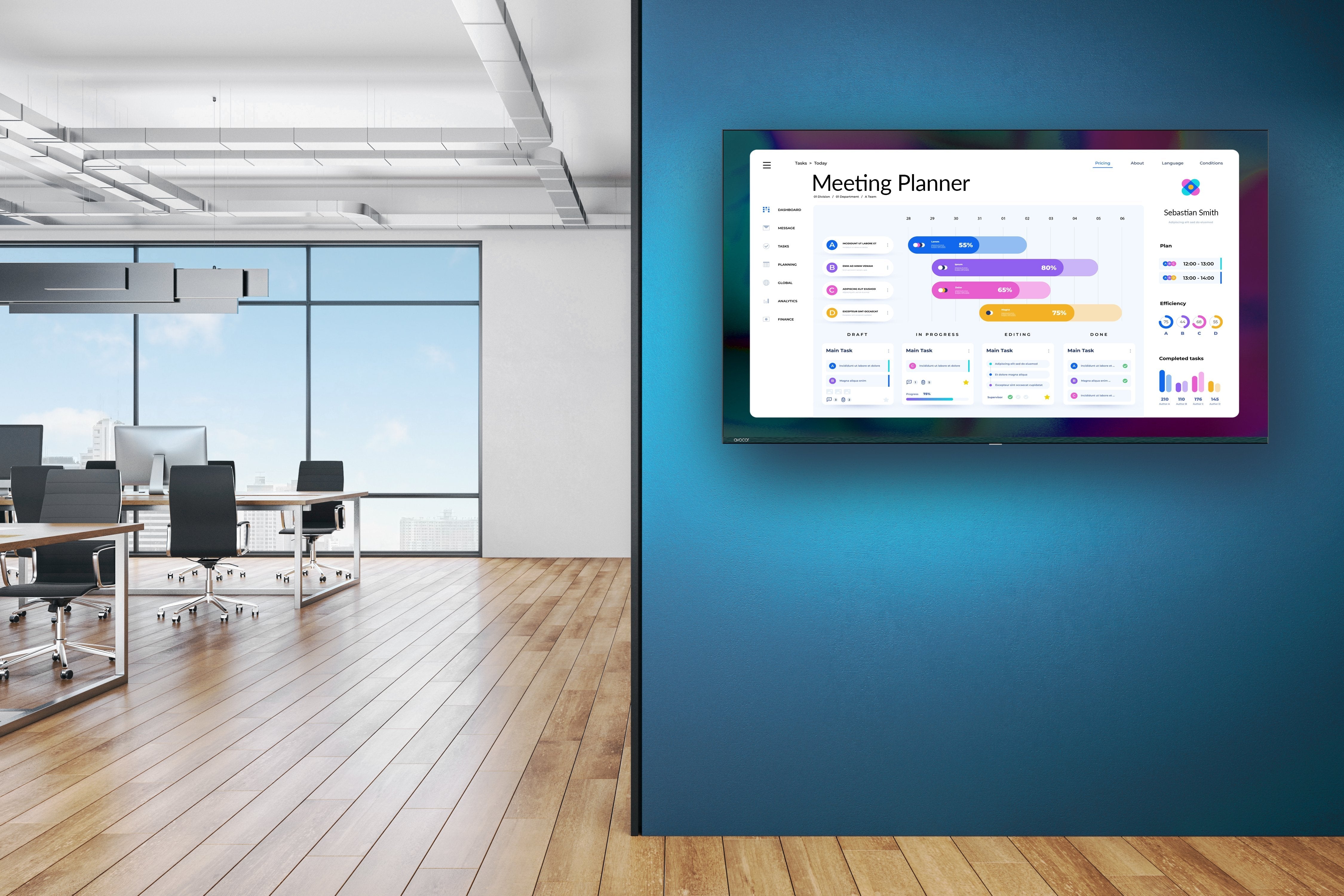 EAN 0858323007080 - Avocor AVK-5510 pantalla de señalización 139,7 cm (55") LED Wifi 450 cd / m² 4K Ultra HD Procesador incor imagen 4