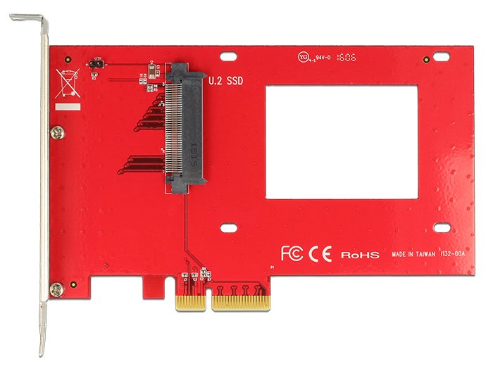 Delock Pci Express X4 Tarjeta > 1 X Intern U.2 Nvme Sff-8639