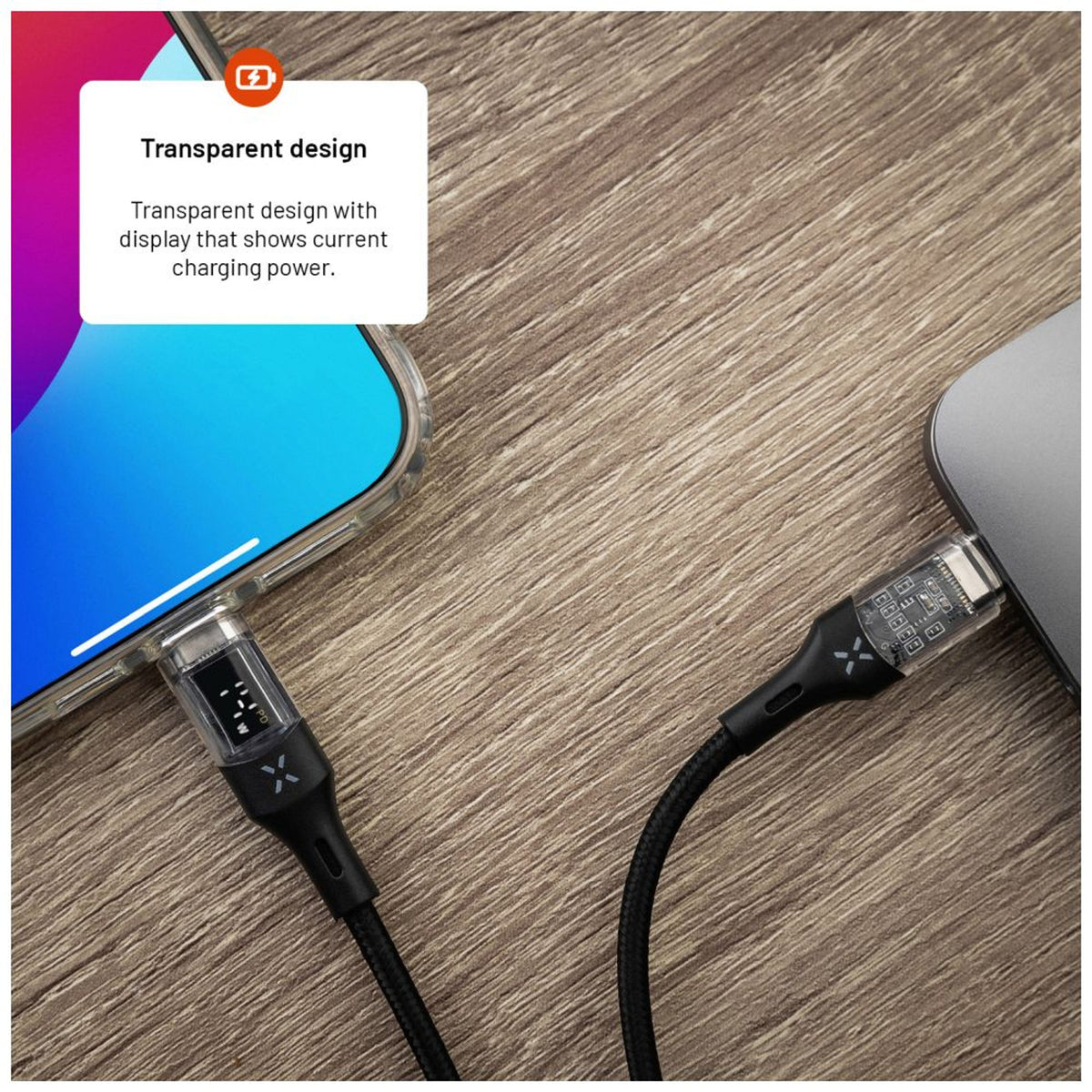EAN 8591680164820 - FIXED FIXDD-CC2-BK cable USB USB 2.0 2 m USB C 4,8 Gbit/s 100 W Negro imagen 6
