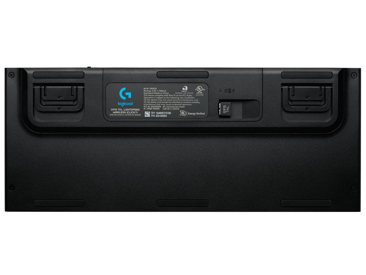 EAN 5099206099692 - Logitech G G915 TKL teclado Juego RF Wireless + Bluetooth AZERTY Belga Carbono imagen 8