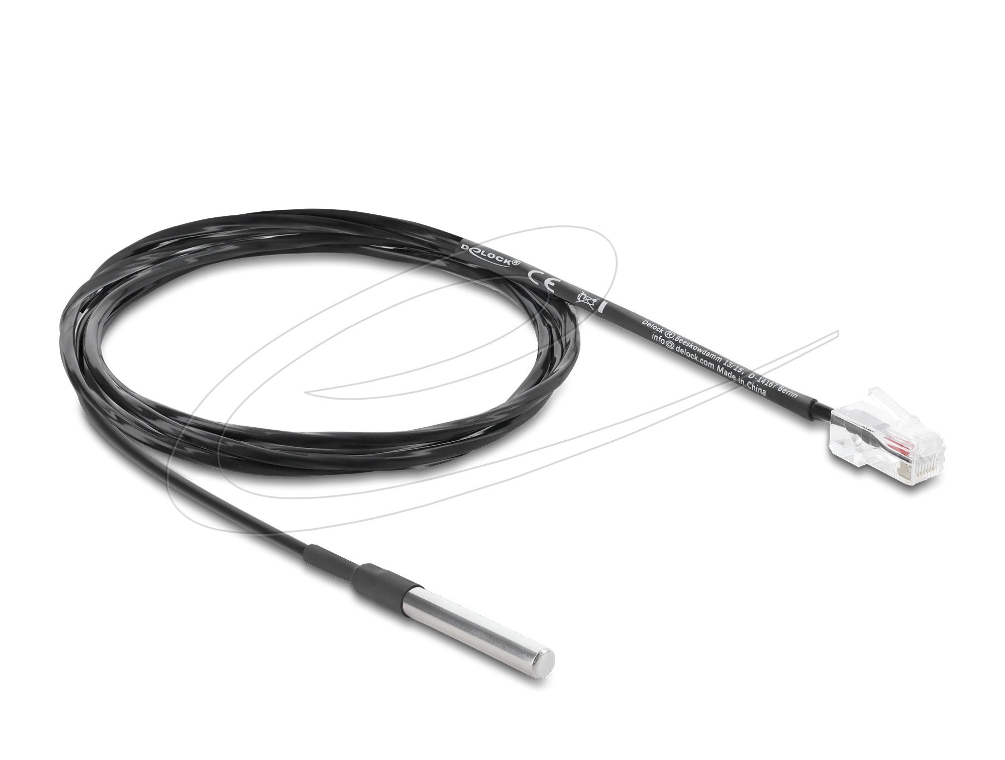 Delock Temperaturfühler-Cable Mit Rj45 Stecker Ds18b20 1 M