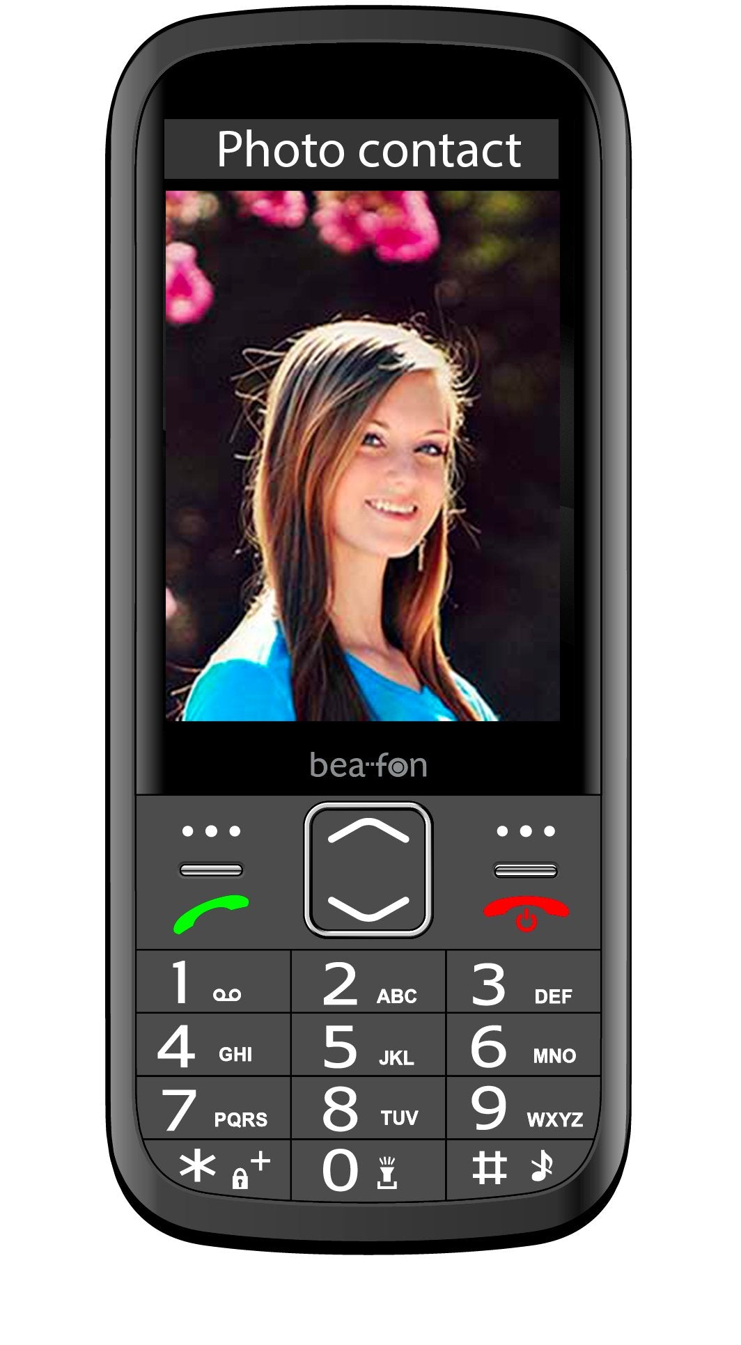 EAN 9120124820405 - Beafon SL270 8,89 cm (3.5") 136 g Negro, Plata Característica del teléfono imagen 2