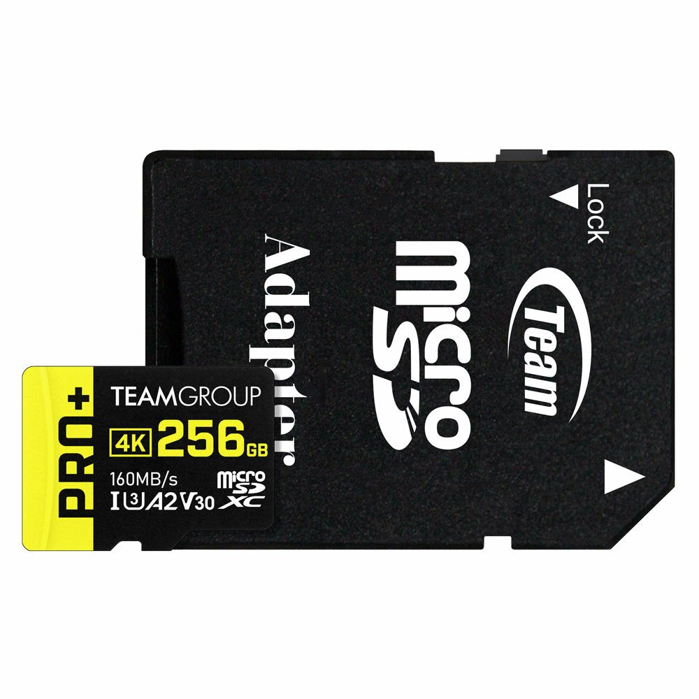 Tarjeta Team Group Pro+ Microsdxc A2 Uhs-I U3 V30 256gb