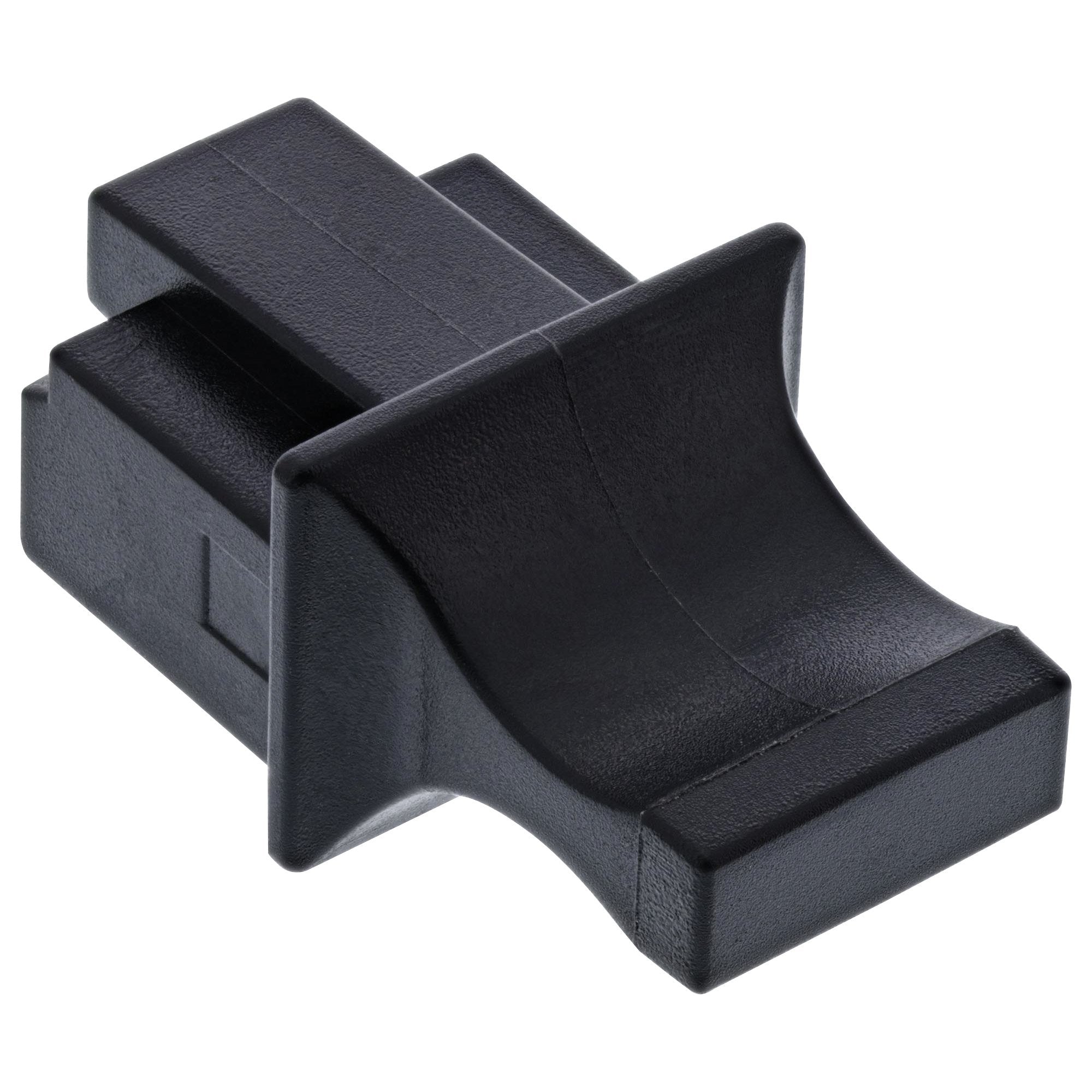 Inline Dust Cover Para Enchufe Rj45 Negro 100 Uds.