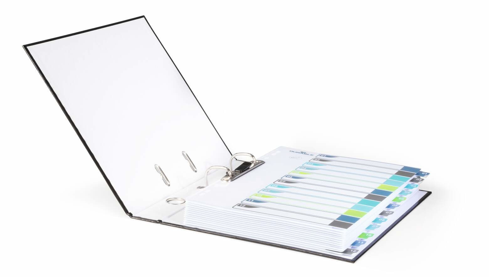 Durable 679627 Lengüeta De Índice Separador En Blanco Con Pestaña Polipropileno (Pp) Multicolor