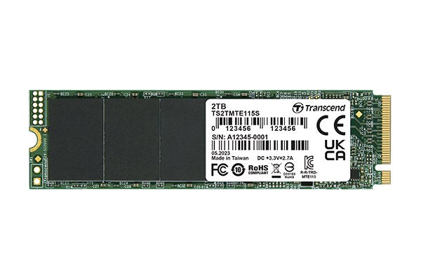 EAN 0760557862697 - Transcend PCIe SSD 115S 1 TB M.2 PCI Express 3.0 NVMe 3D NAND imagen 1