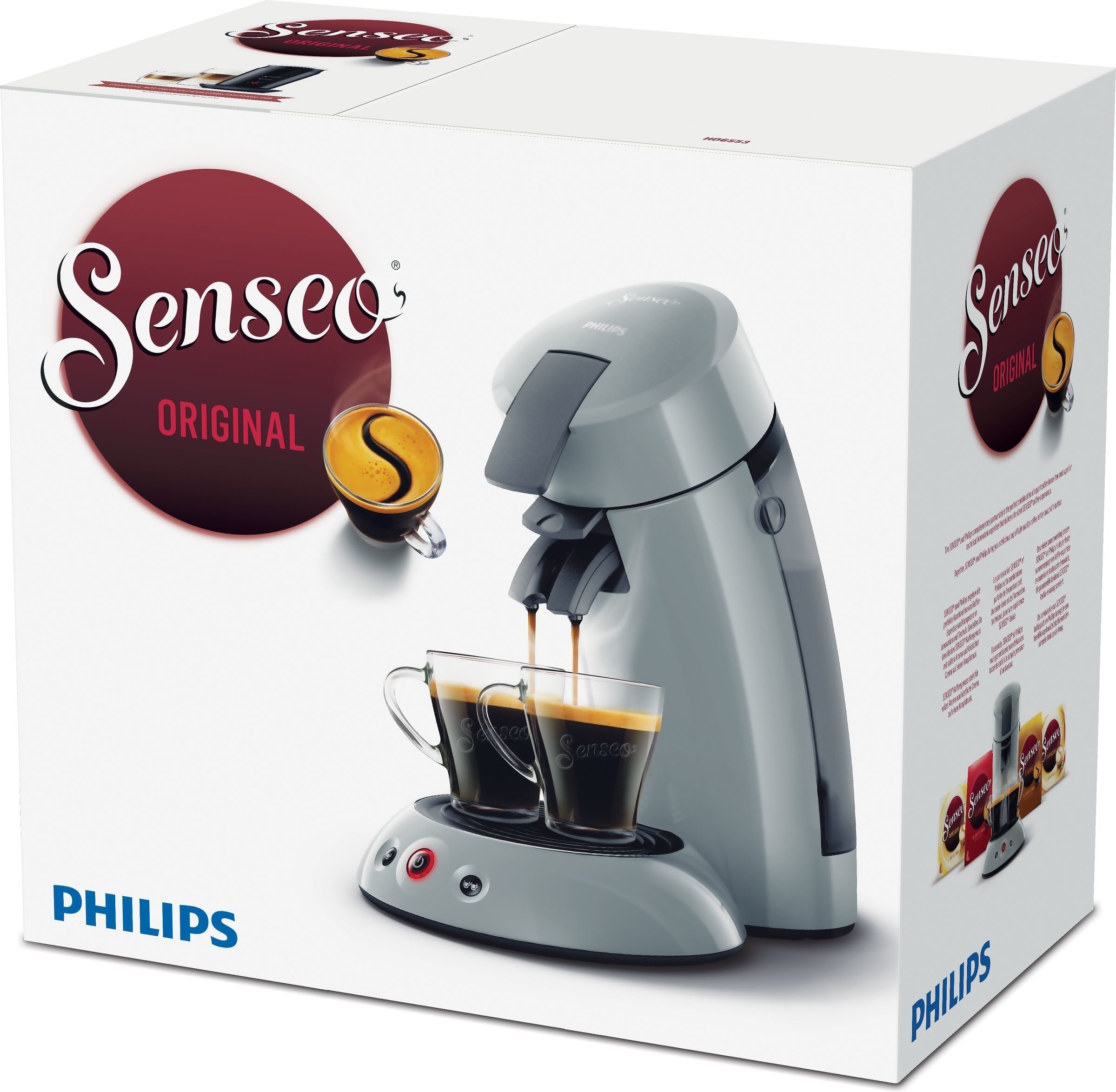 Philips Hd6553/70 Senseo Original Grau