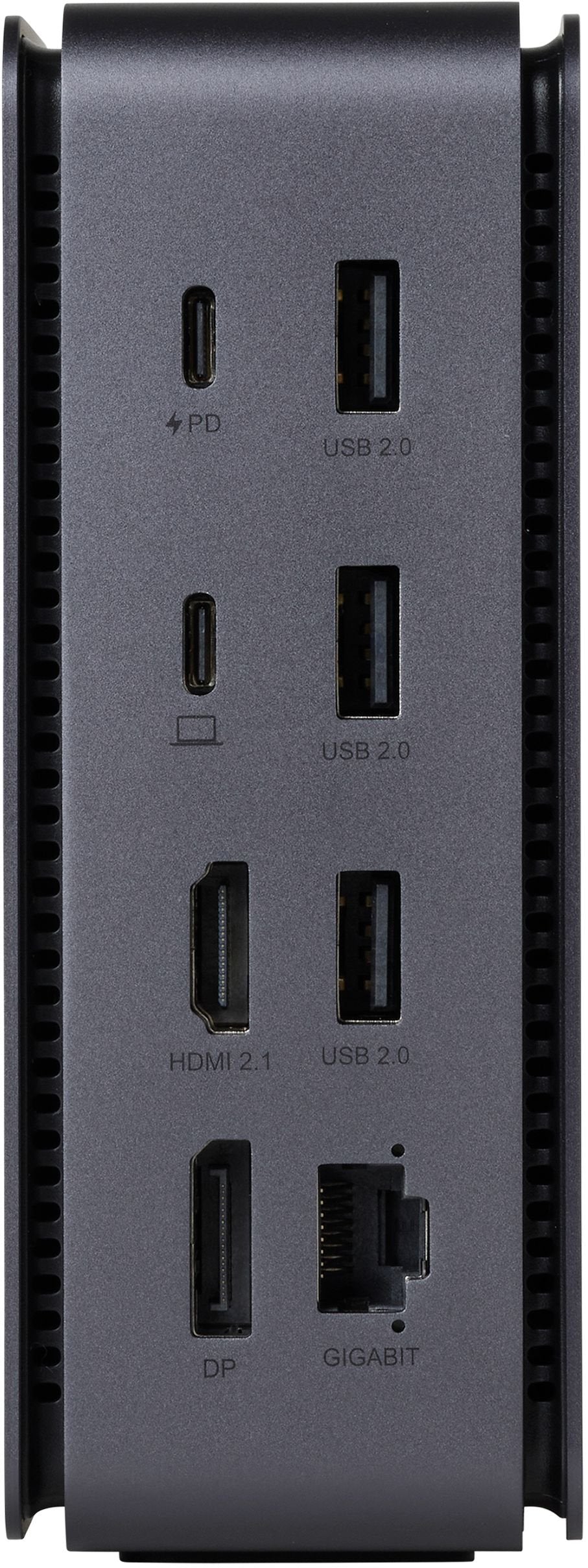 EAN 5704174646310 - eSTUFF ES623015 base para portátil y replicador de puertos Alámbrico USB4 Aluminio, Negro imagen 4